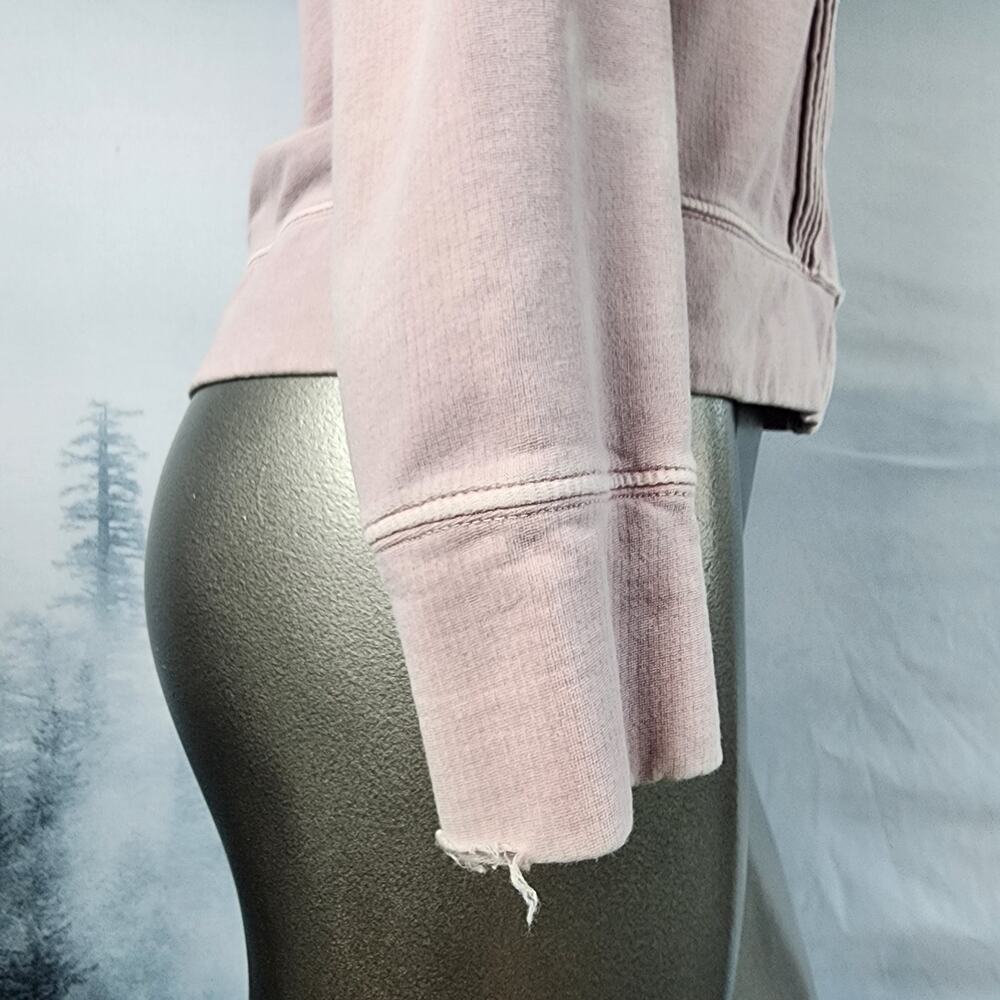 Woolrich Pintucked Hooded Full Zip Blush Jacket | Women's Small - Picture 12 of 16